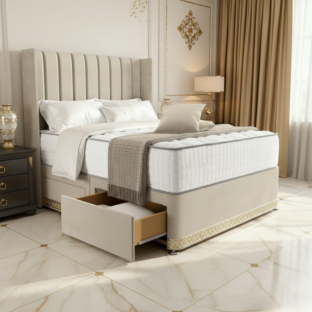 Vienna Wingback Divan Bed